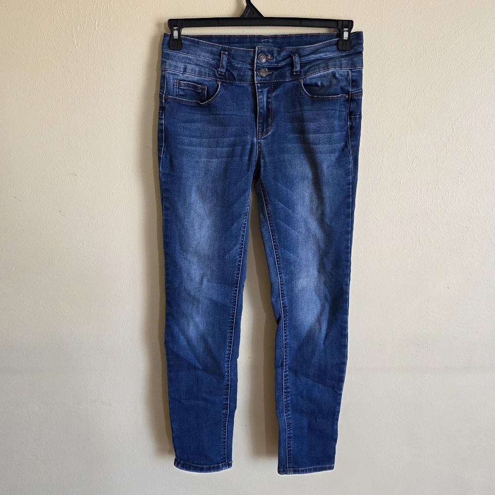 Wax Jeans Butt, I Love You Midrise Skinny Jeans Double Button Butt Enhancing 11
